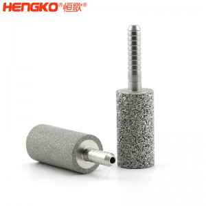 廠家定制316L粉末燒結(jié)不銹鋼過濾器曝氣頭，高強(qiáng)度耐腐蝕水族專用氣泡石